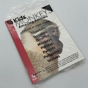 Chick-fil-A Kids Amazing Animals Monkeys Book 2021 New Sealed Meal Toy SEALED